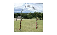 Elegant Garden Arch Trellis for Climbing Plants and Outdoor Decor