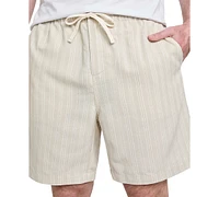 Guess Men's Regular-Fit Fletcher Linen Drawstring Shorts