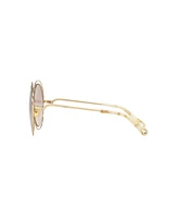 Chloe Unisex Large Sunglasses, CH0045S 6N000346