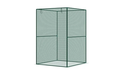 Walk-in Mini Greenhouse for Compact Gardening and Plant Protection