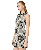English Factory Women's Crochet Lace Sleeveless Mini Dress