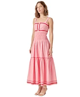 English Factory Women's Ric Rac Square-Neck Maxi Dress