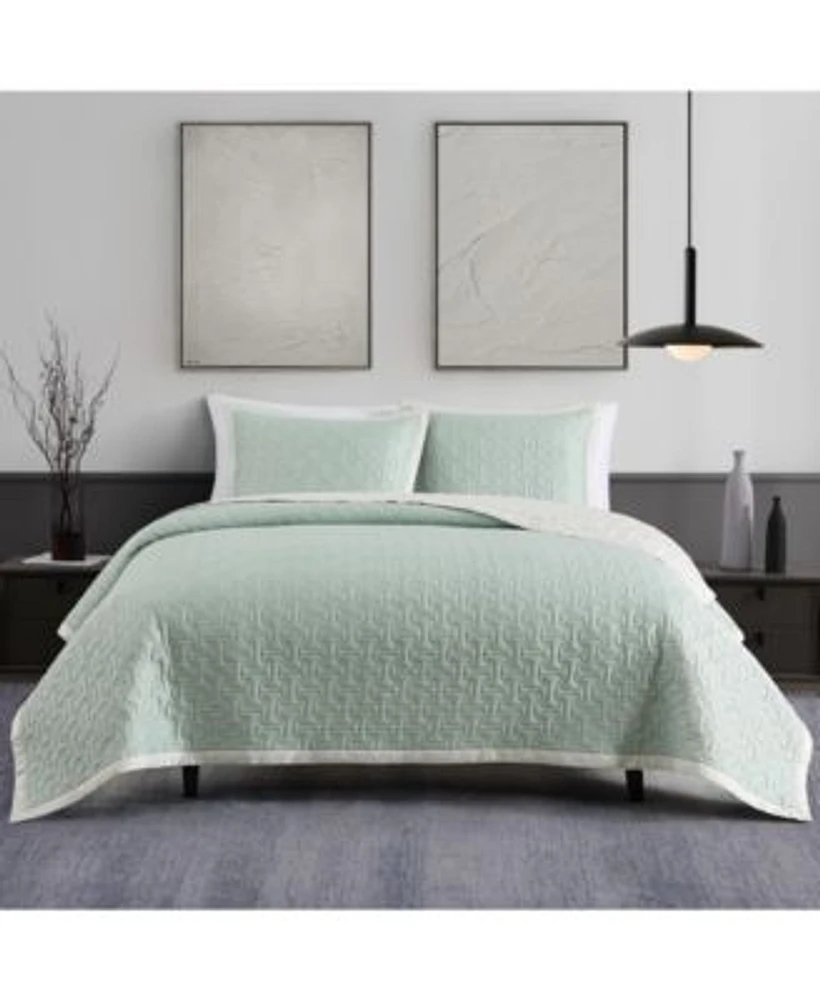 Bebejan Rose On Misty Green 100 Cotton Sateen 5 Piece Reversible Comforter Set