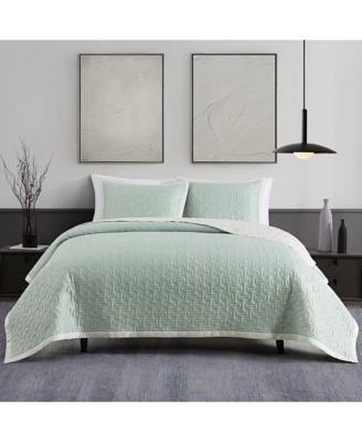Bebejan Rose On Misty Green 100 Cotton Sateen 5 Piece Reversible Comforter Set