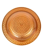 Copper Bird Bath for Outside - Outdoor Bird Bath for Deck Railing - 12" Diameter