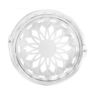 4-Tier Ferris Wheel Metal Plant Stand - Indoor or Outdoor Flower Pot Holder - 28" H