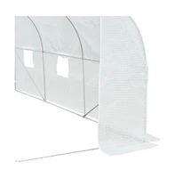 Outdoor Walk-In Tunnel Greenhouse Durable Gardening Shelter for Plants, Vegetables, and Flowers