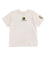 John Deere Toddler Boys T-Shirt Oatmeal Heather