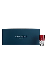 Waterford Lismore Red Shot Glass, Set of 4