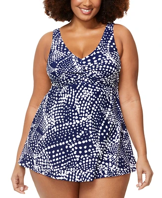 Raisins Curve Trendy Plus Lucia Swim Dress