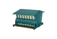Durable Metal Squirrel-Proof Bird Feeder with Easy Refill Top for Outdoor Use