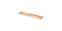 16 in x 96 in Low Profile Cedar Raised Garden Bed