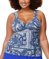 Raisins Curve Trendy Plus Rimini Tankini Top