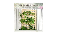 Space-Saving Wooden Planter Shelf with Storage Box