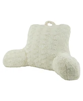 Arlee Home Fashions Sutton Place Alena Faux-Fur Backrest Pillow, 33" x 18"