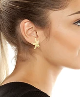 Robert Lee Morris Soho Gold Starfish Stud Earrings