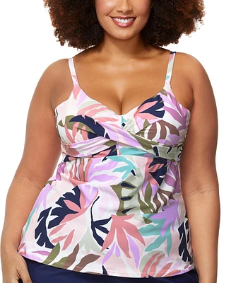 Raisins Curve Trendy Plus Aries Tankini Top
