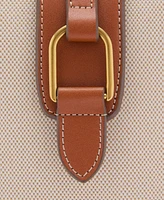 Mango Women's Contrasting Canvas Bucket Bag