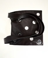 Mango Women's Double-Handle Leather Shoulder Bag