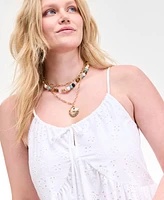 On 34th Women's Eyelet Midi Dress, Exclusively at Macy's