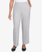 Alfred Dunner Women's Estate of Mind Pull-On Medium Length Pants