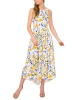 CeCe Women's Bow-Strap High-Low-Hem Midi Dress