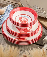 Certified International Beach House Lobster Melamine 12-Pc. Dinnerware Set, Service For 4