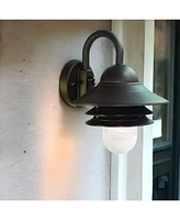 Three Tier Lamp Shade Outdoor Wall Light for Porch Patio or Entryway