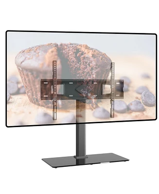 ProMounts Premium Universal Swivel Tabletop Tv Stand for 37-72 Inch with Tempered Glass up to 99lbs