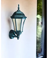 Matte Black Carousel Lantern Wall Light