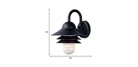 Outdoor Wall Light with Three-Tier Lamp Shade – Stylish Lighting for Exterior Spaces