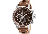 Invicta Men's 25726 S1 Rally Quartz Chronograph Brown Dial Watch