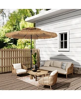 Mondawe Ft Hawaiian Beach Parasol Outdoor Umbrella