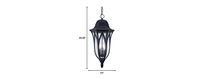 Geometric Glass Ceiling Light Sleek Hanging Fixture for Indoor Use