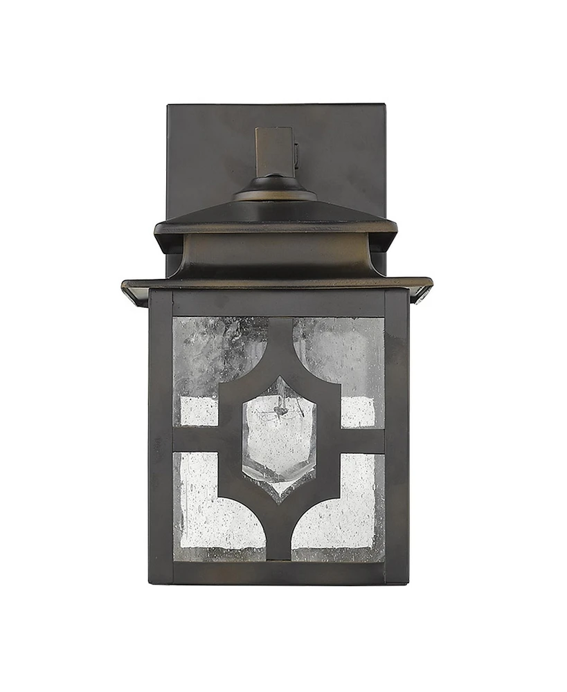 Outdoor Lantern Wall Light Fixture for Porch and Entryway Lighting