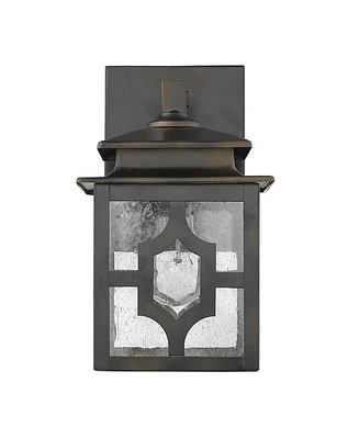 Outdoor Lantern Wall Light Fixture for Porch and Entryway Lighting