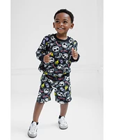 Nightmare Before Christmas Boys Disney Mickey Mouse French Terry Sweatshirt and Shorts