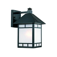 Frosted Glass Lantern Wall Light – Stylish Fixture for Garden & Yard