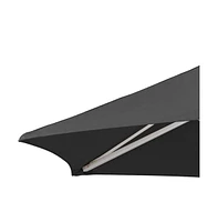 Round Market Patio Umbrella – Polyester Sun Shade for Outdoor Spaces