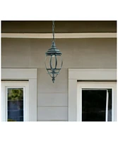 White Glass Globe Hanging Light