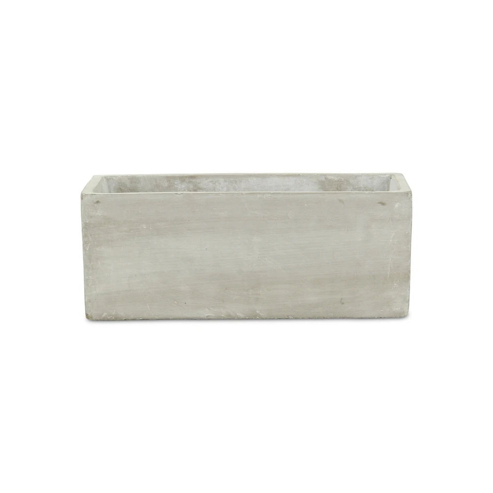 Rectangular Cement Pot Planter – Versatile Planter for Garden & Home
