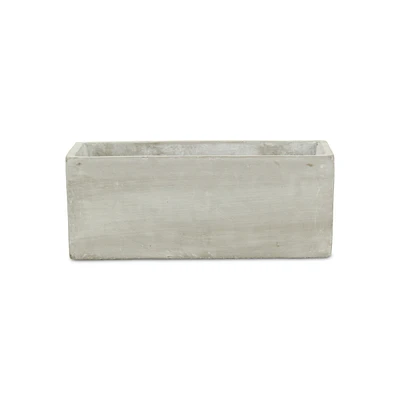 Rectangular Cement Pot Planter – Versatile Planter for Garden & Home