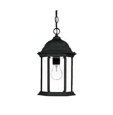 Hanging Glass Lantern Light – Classic Pendant for Home & Garden Decor