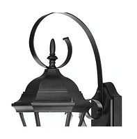Adjustable Swing Arm Lantern Wall Light for Indoor and Outdoor Use