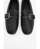 Jade Leather Flat Loafers (Women)