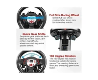 Game Controller Steering Wheel Accelerator pedal Ergonomic Design Comfortable Grip For Pc PS3 PS4 Switch Android