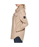 Karl Lagerfeld Women's Oversized Shirt Jacket