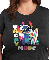 Hybrid Apparel Plus Lilo Stitch Vacay Mode Graphic T-Shirt