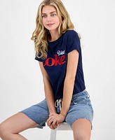 Freeze 24-7 Juniors' Diet Coke Embroidered Baby T-Shirt