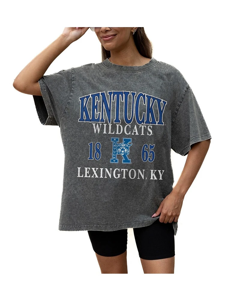 Gameday Couture Women's Grey Kentucky Wildcats Oversized Snow Wash T-Shirt